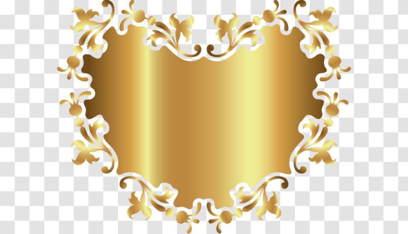 Gold Ornament Pattern Transparent PNG