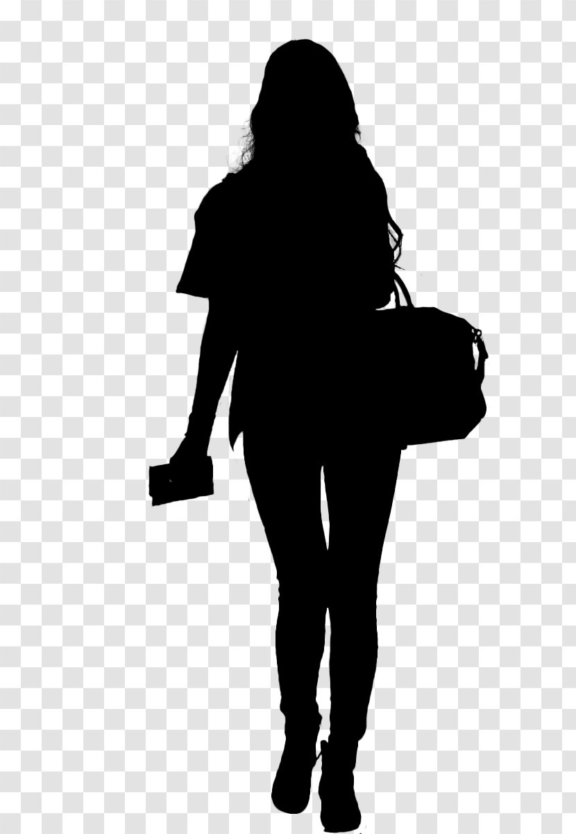 female silhouette standing png