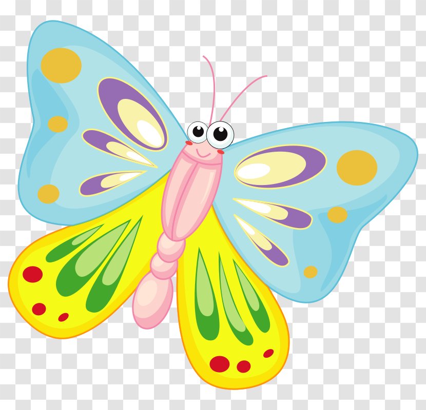 Butterfly Cartoon Clip Art - Free Content - Image Transparent PNG