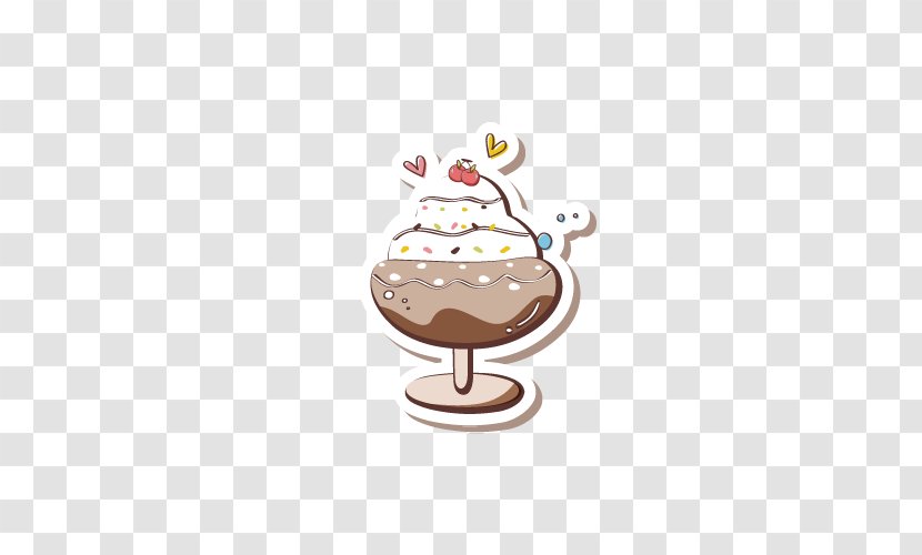 Ice Cream Cake Sundae - Cup - A Of Transparent PNG