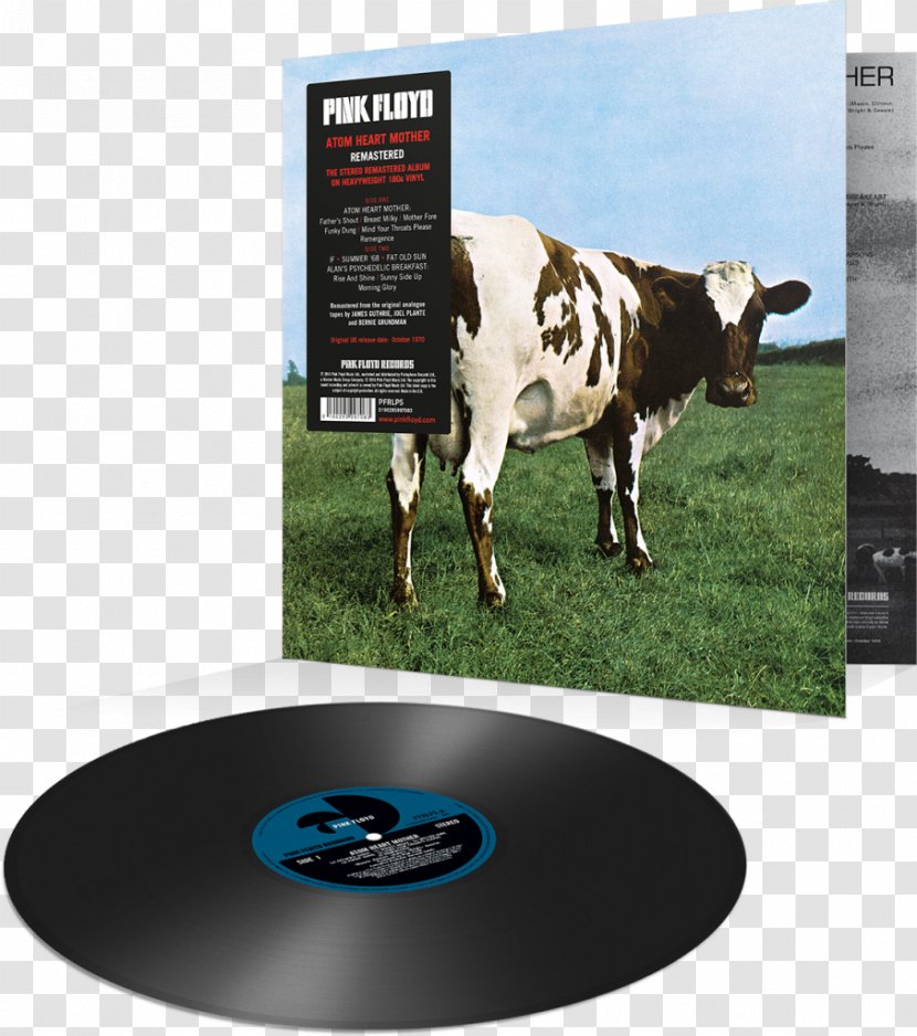 Pink Floyd Atom Heart Mother Phonograph Record Album Obscured By Clouds Transparent PNG