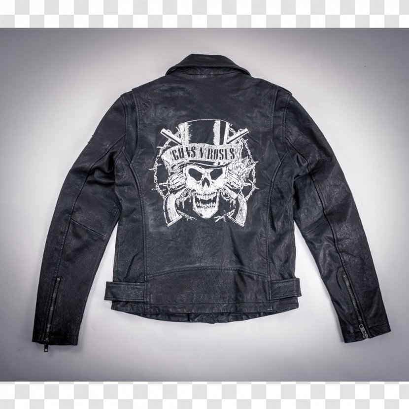 Leather Jacket Not In This Lifetime... Tour Guns N' Roses Appetite For Destruction - Fashion Transparent PNG