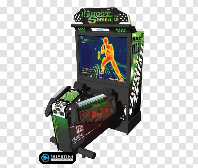 Ghost Squad Let's Go Jungle!: Lost On The Island Of Spice Time Crisis 4 Virtua Cop 3 Arcade Game - Shooter - Electronic Device Transparent PNG
