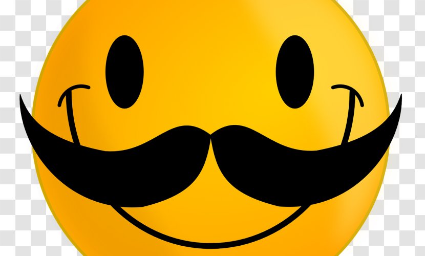 Smiley Handlebar Moustache Emoticon Clip Art Transparent PNG