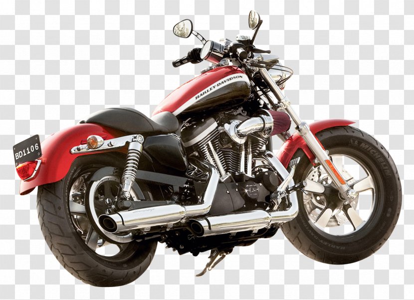 Harley-Davidson Sportster Custom Motorcycle Suspension - Bmw R1200c - Harley Davidson Bike Transparent PNG