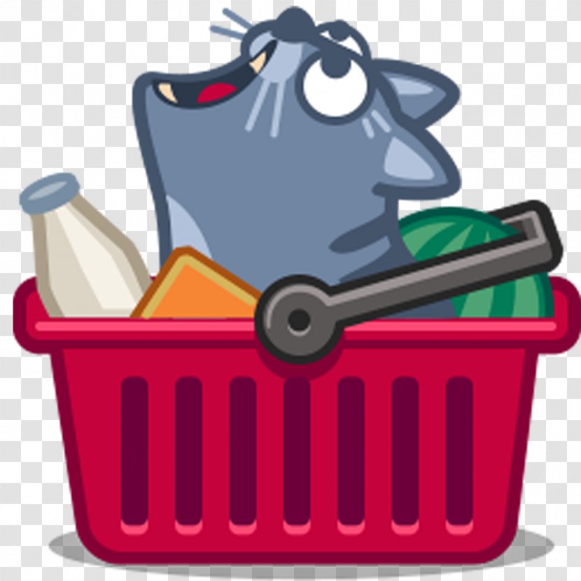 Cat Trash ICO Icon - Shopping Bag - Cartoon Transparent PNG