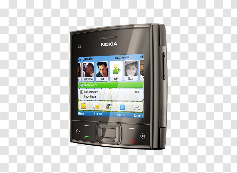 Nokia X5 Phone Series 7700 7360 700 - Cellular Network - Smartphone Transparent PNG