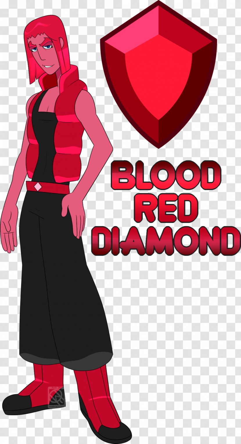 Red Diamond Blood Art - Fictional Character Transparent PNG