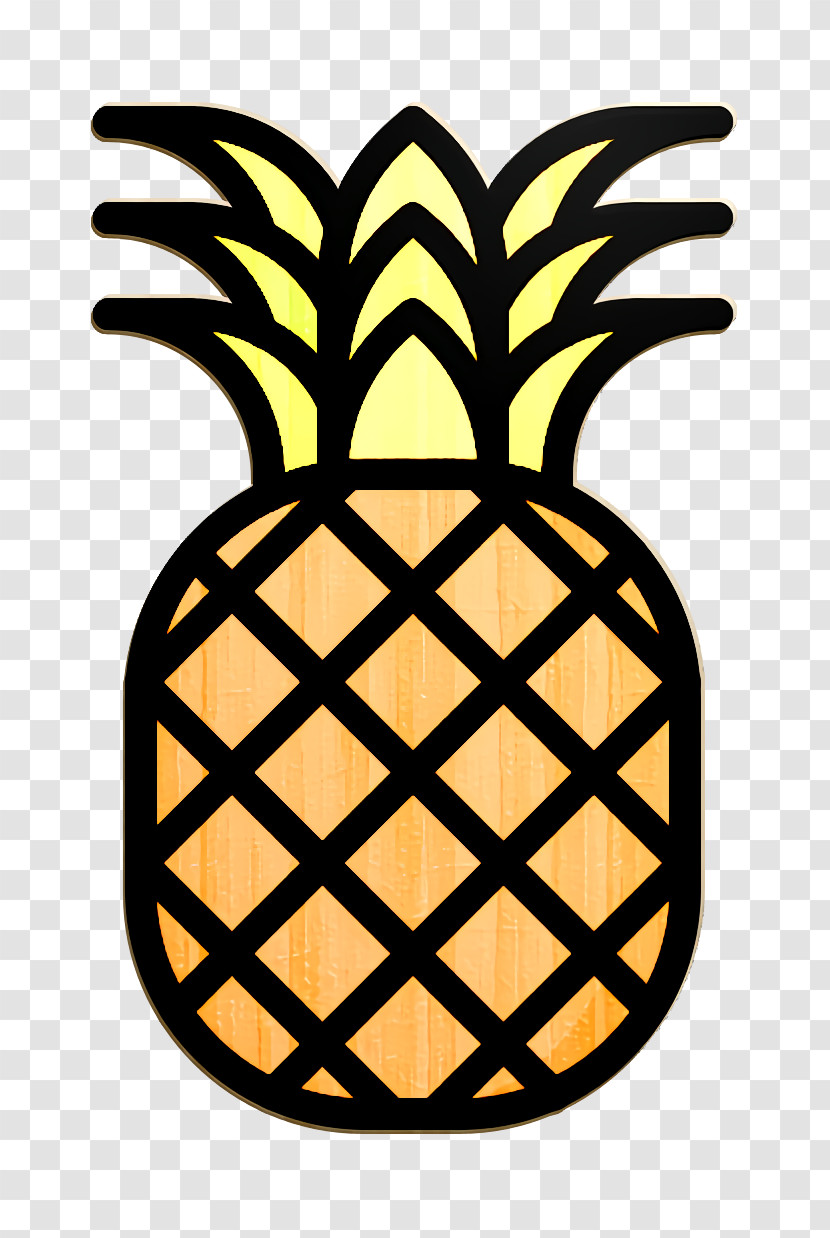 Pineapple Icon Fruits And Vegetables Icon Food And Restaurant Icon Transparent PNG