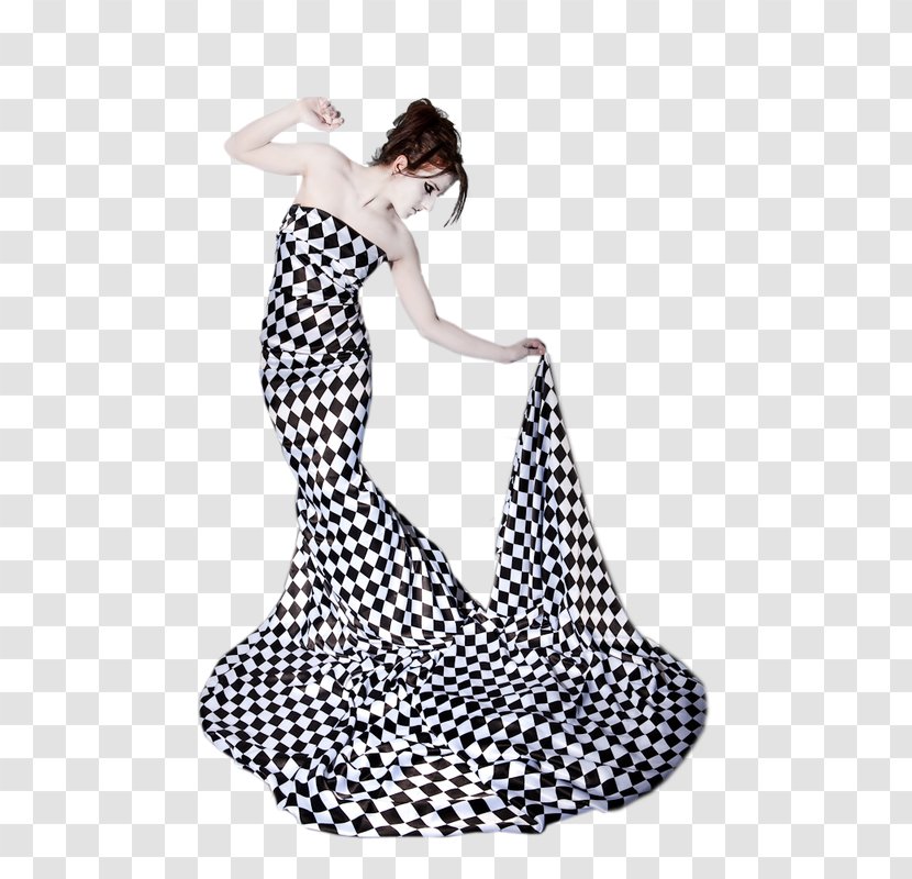 Polka Dot Gown Shoulder Costume - Clothing - Vetement Transparent PNG