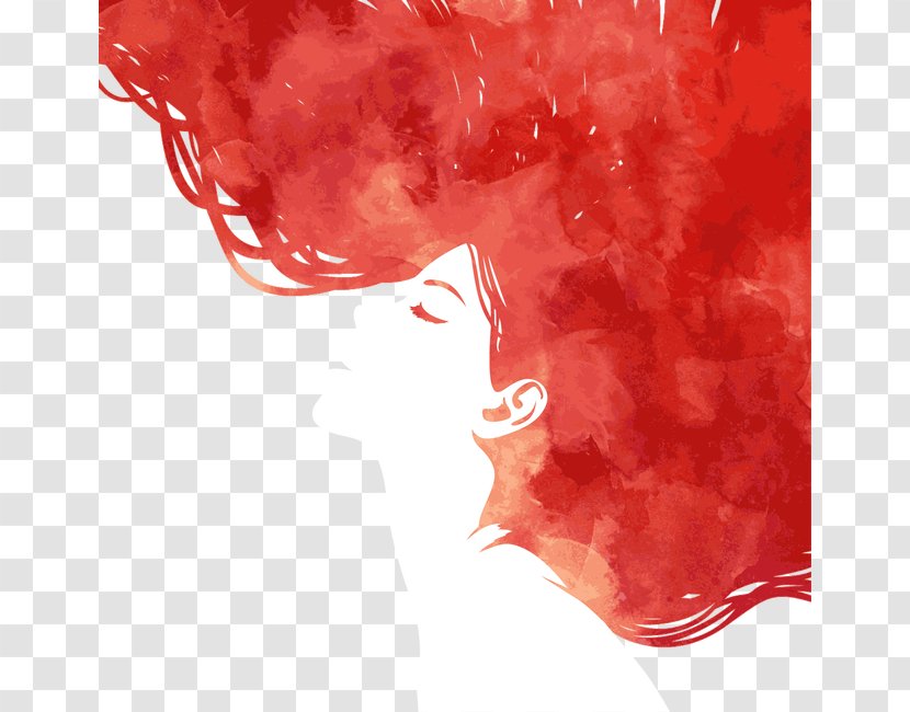 Euclidean Vector Idobro Impact Solutions - Watercolor - Woman In Profile Material Transparent PNG