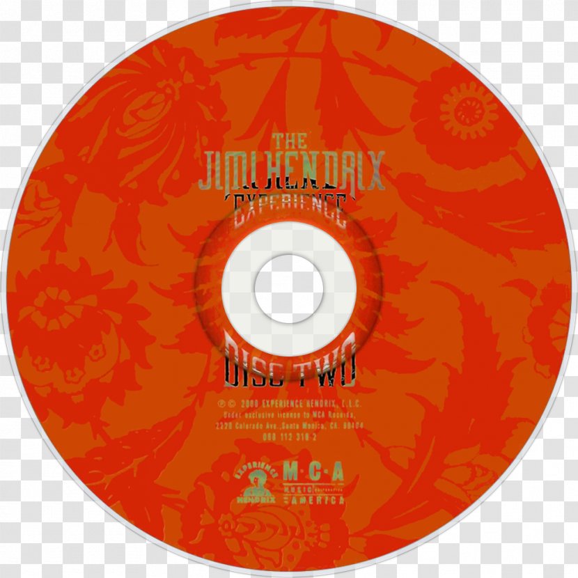 Compact Disc Circle - Label - Jimi Hendrix Transparent PNG