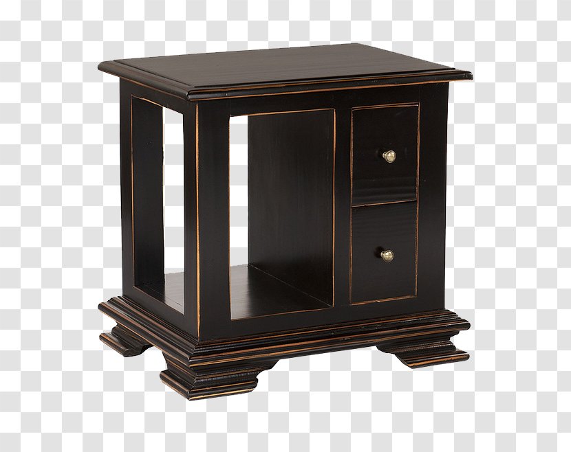 Coffee Table Nightstand Wood Furniture - Data - Black Bedside Cabinet Transparent PNG