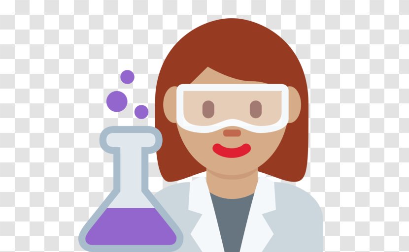 Scientist Science Emoji Research Scientific Evidence - Head Transparent PNG