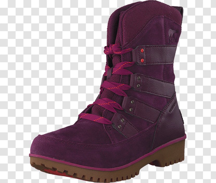 Snow Boot Oxford Shoe Sneakers - Purple - Lace Transparent PNG