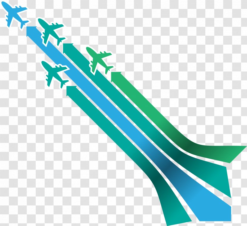 Airplane Aircraft Euclidean Vector - Text - Flat Jet Transparent PNG