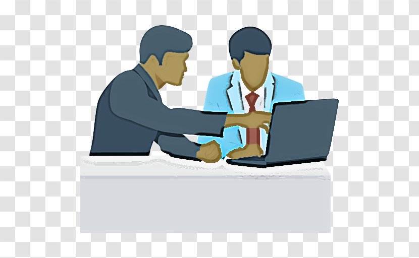 Job Cartoon White-collar Worker Sitting Employment - Reading Desk Transparent PNG