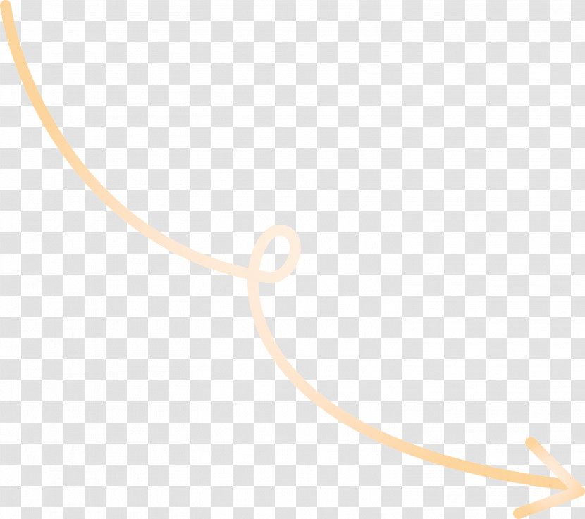 Curved Arrow Transparent PNG