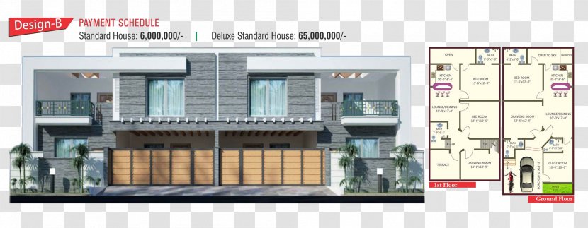 Facade Floor Plan Product Real Estate - Royal House Madrid Transparent PNG