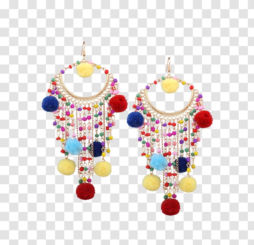 Earring Jewellery Clothing Accessories Tassel - Fashion Accessory - Beaded Earrings Transparent PNG