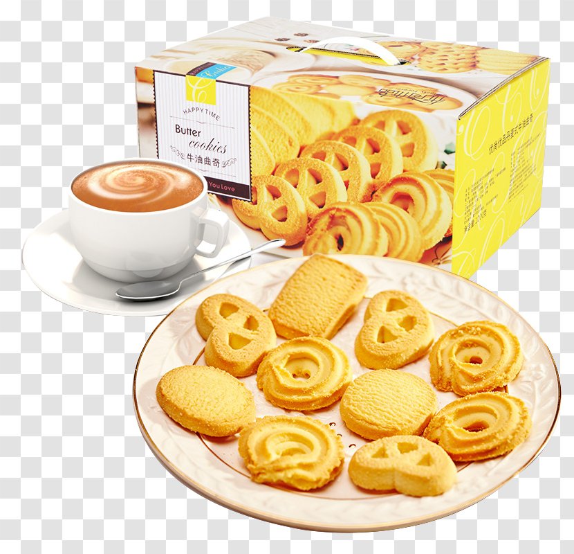 Breakfast Butter Cookie Chocolate Junk Food - Cocoa - Cookies Transparent PNG