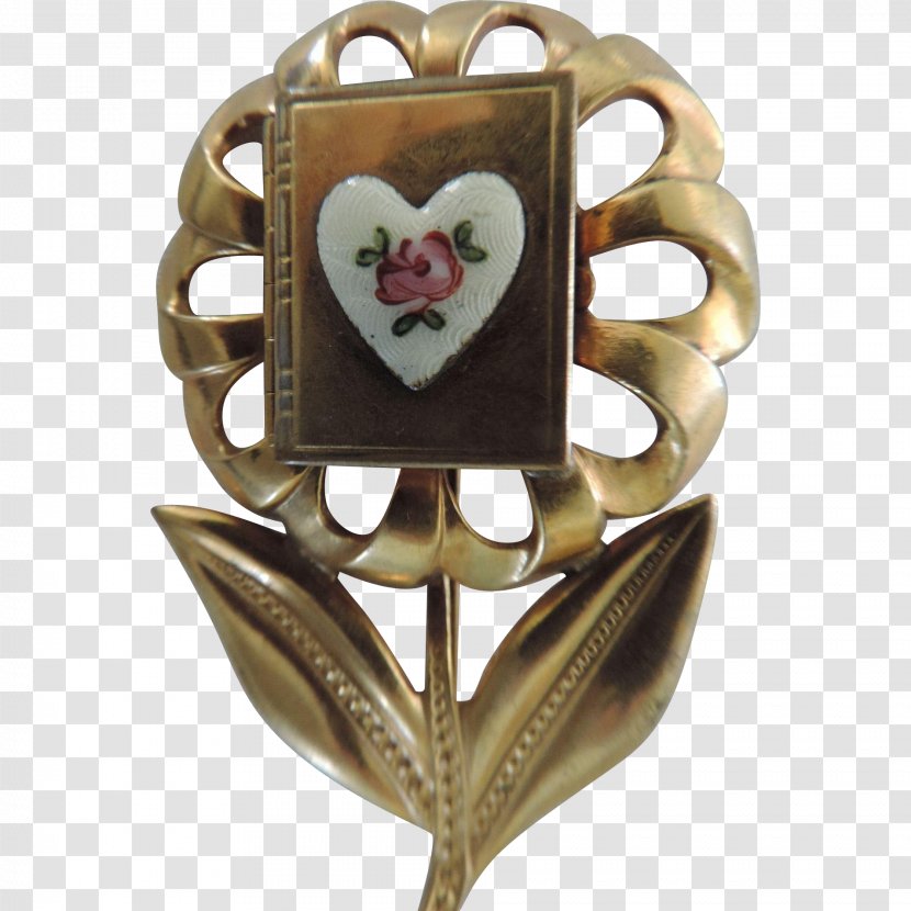 Brown Heart - Brooch Transparent PNG