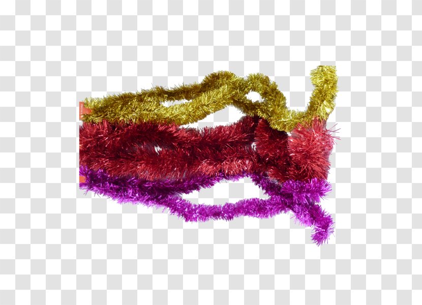 Christmas Garland Tinsel Color White - Plastic Transparent PNG