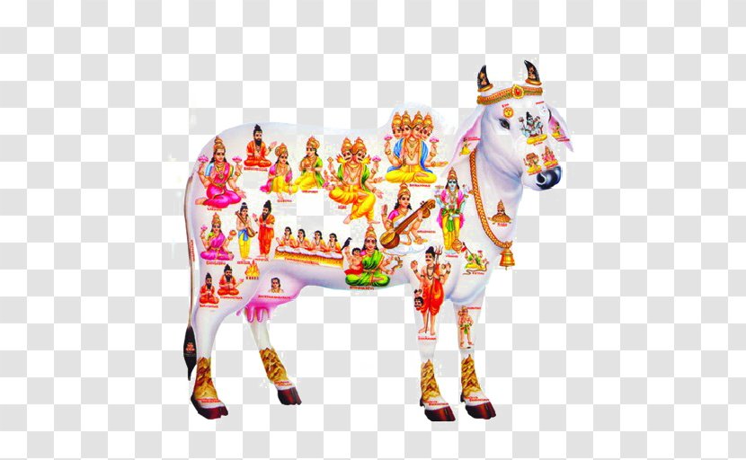 Cattle In Religion And Mythology Kamadhenu Hinduism Hindu - Durga Transparent PNG
