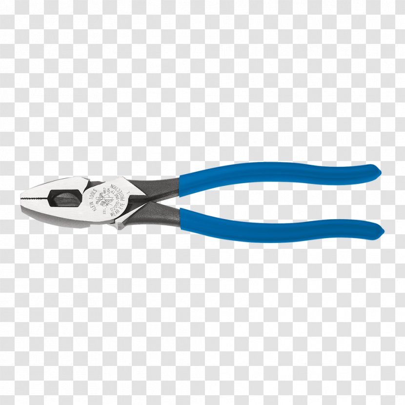 Diagonal Pliers Lineman's Hand Tool - Steel Transparent PNG