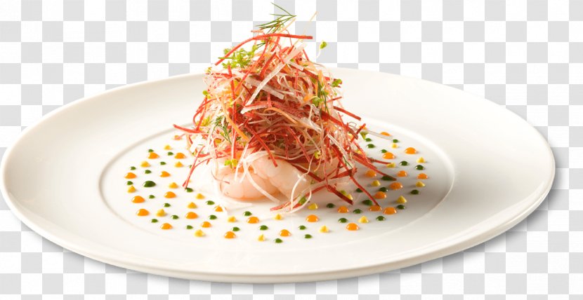 Seafood Asian Cuisine Recipe Dish Garnish - A Restaurant Menu In French Transparent PNG
