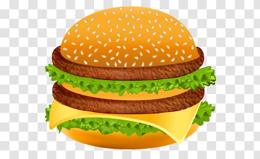 Hamburger McDonald's Big Mac Veggie Burger Fast Food French Fries Transparent PNG