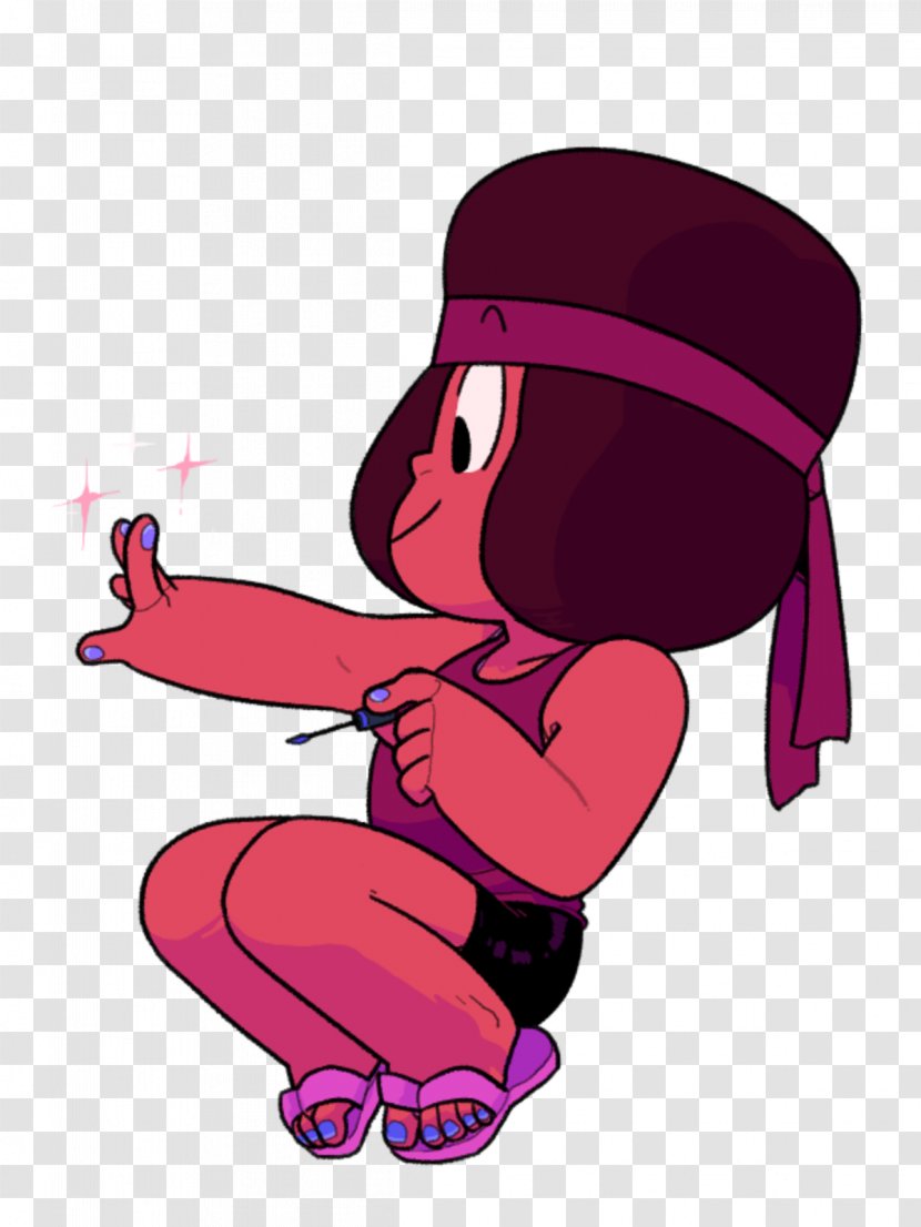 Drawing Cartoon Garnet Fan Art Universe - Silhouette - Ruby Transparent PNG