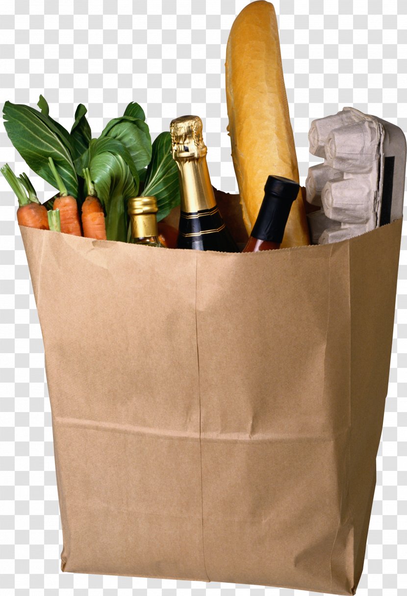 Food Bag Nutrition Health Shopping - Handbag Transparent PNG