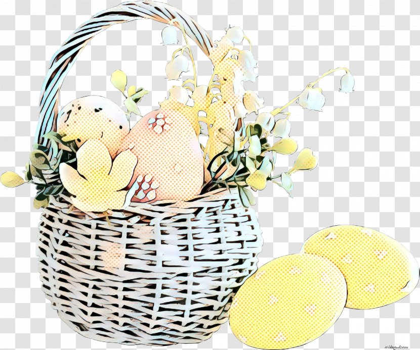 Food Gift Baskets Easter Egg Flower - Basket Transparent PNG