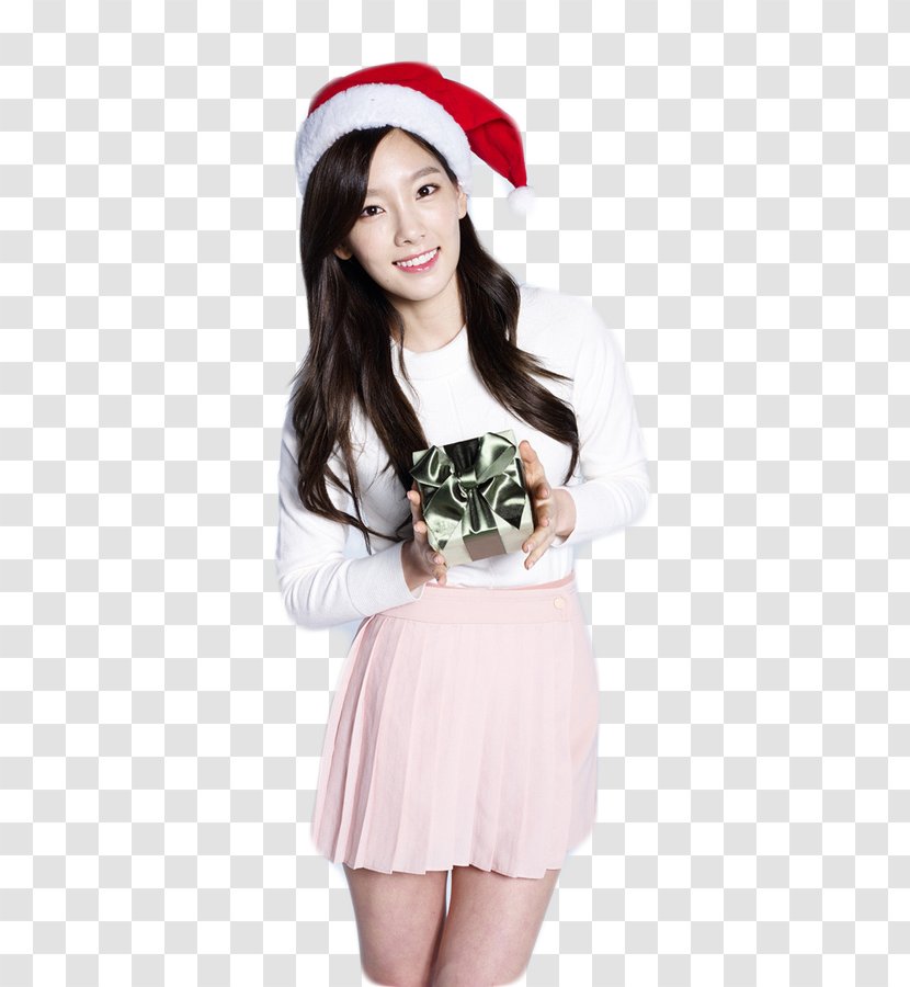 Taeyeon Girls' Generation This Christmas - Watercolor - Girls Transparent PNG
