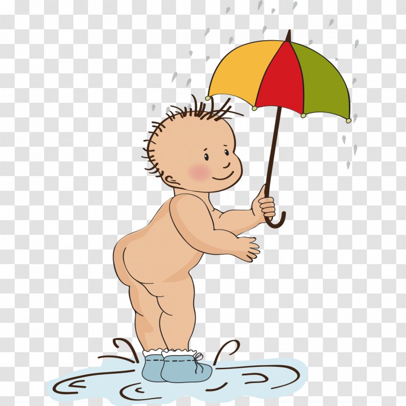 Wedding Invitation Baby Shower Infant Clip Art - Rain Child Image Transparent PNG