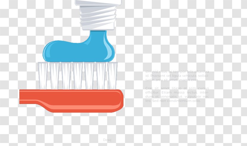 Paper Graphic Design Text Brand - Diagram - Toothpaste And Toothbrush Transparent PNG