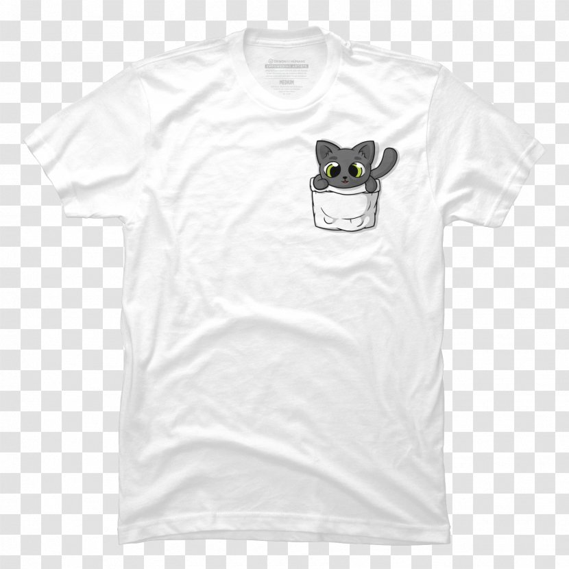 T-shirt Sleeve Animal Font - Cat Lover T Shirt Transparent PNG