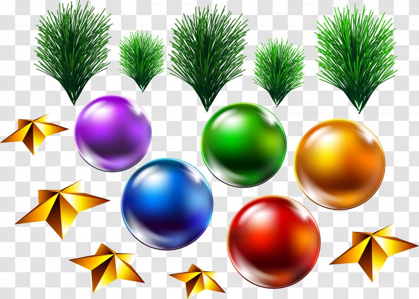 Christmas Decoration Ornament Fir Desktop Wallpaper - Family - Beads Transparent PNG