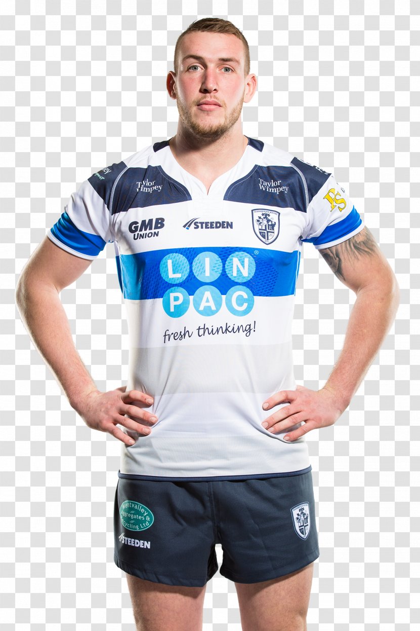 Gareth Hock Featherstone Rovers Jersey Barrow Raiders - Rugby Player - James Lockwood Transparent PNG