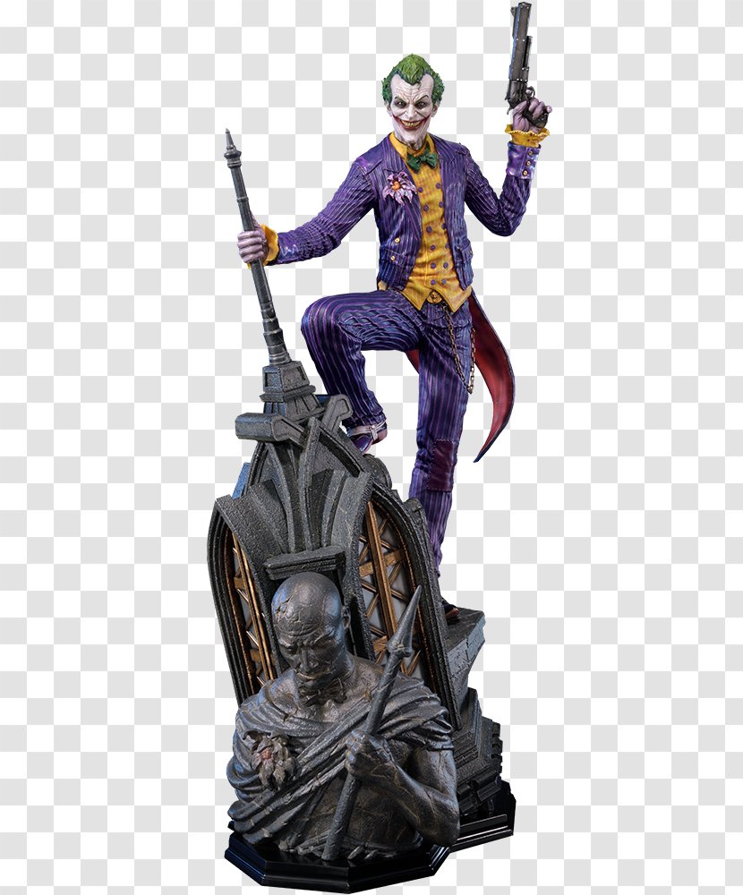 Batman: Arkham Knight City Joker Scarecrow - Statue - Batman Transparent PNG