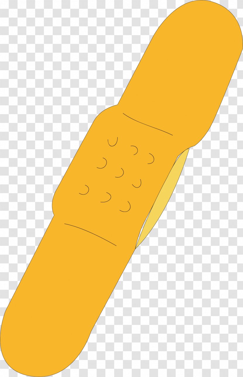 Yellow Adhesive Bandage Band-Aid - Tree - Band Aid Transparent PNG