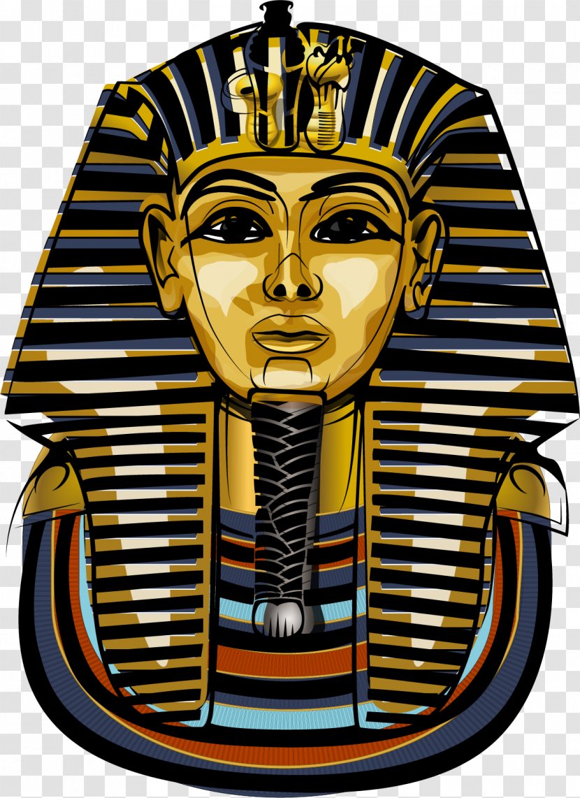 Egyptian Pyramids Museum Ancient Egypt Tutankhamun Pharaoh - Art Of - Vector Hand-painted Transparent PNG