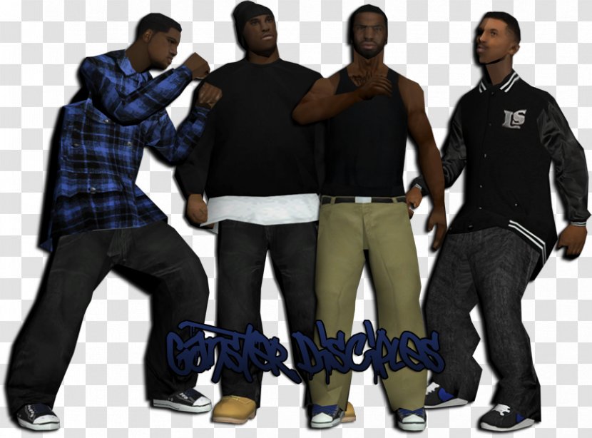 Grand Theft Auto: San Andreas Gangster Disciples Multiplayer Black - Game - Afro Model Transparent PNG