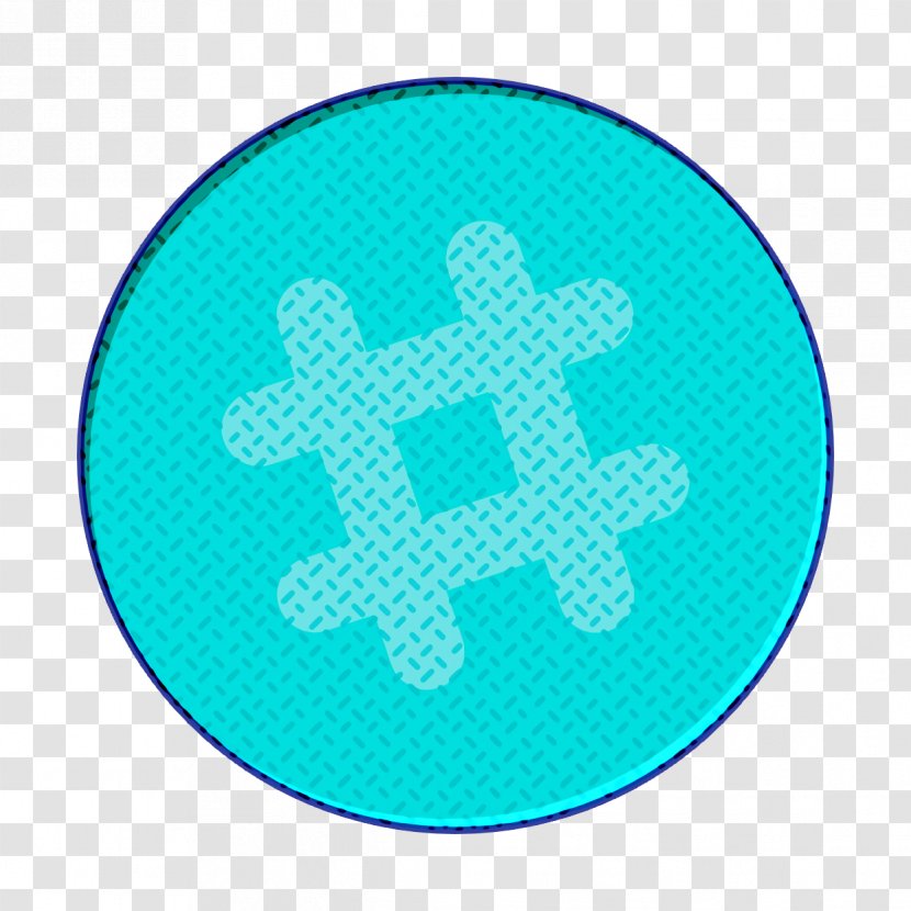 Circle Icon - Electric Blue Azure Transparent PNG