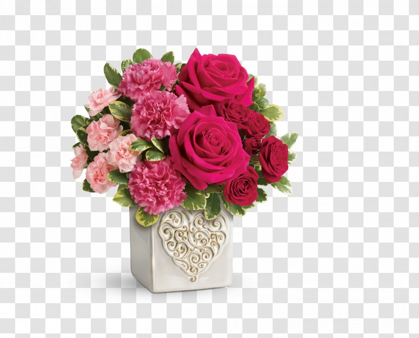 Flower Bouquet Delivery Floristry Teleflora - Rose Order - Vase Transparent PNG