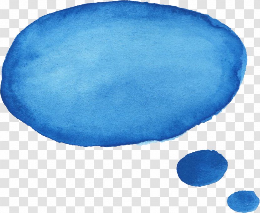 Speech Balloon Watercolor Painting Clip Art - Turquoise - Bubble Transparent PNG