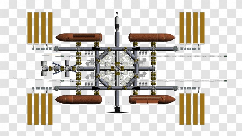 International Space Station Kerbal Program Artificial Gravity Rotating Wheel - Craft - Enterprises Transparent PNG