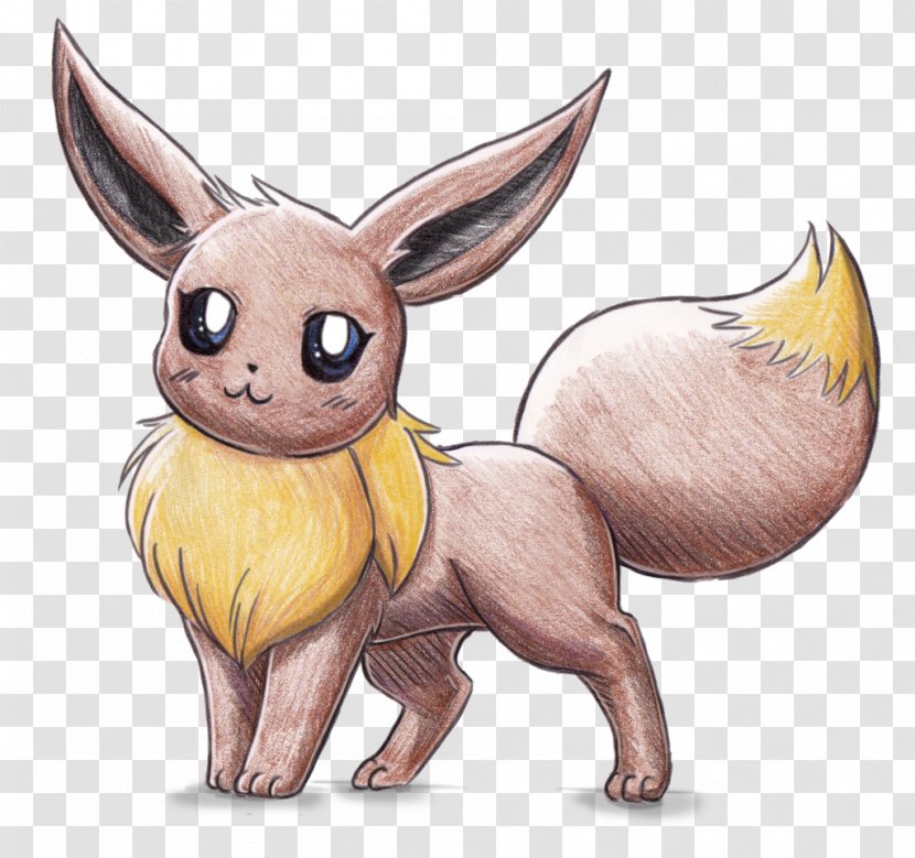 Eevee Drawing Cuteness Pokémon - Pokemon Transparent PNG