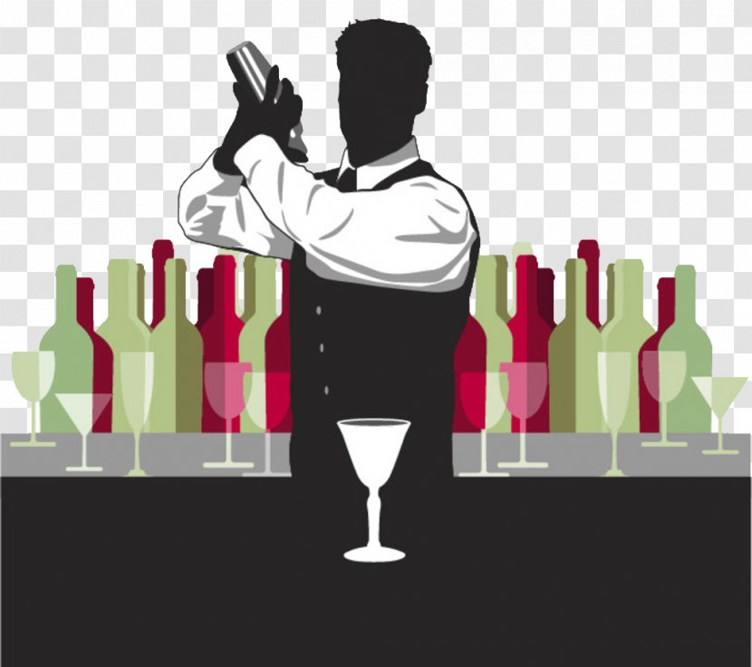 Cocktail Bartender Clip Art - Bottle - Bartender,Bartender Transparent PNG